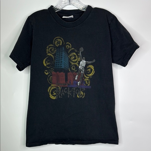 Vintage Reebok Blacktop Single Stitch Tshirt Large - Picture 1 of 10